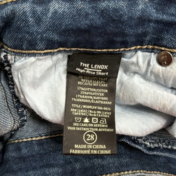 Blank NYC The Lenox High Rise Jean Shorts Size 28 - Picture 3 of 5